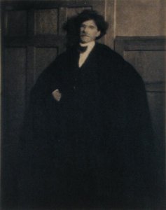 Portret van Alfred Stieglitz (1864-1946) door Heinrich Kuhn