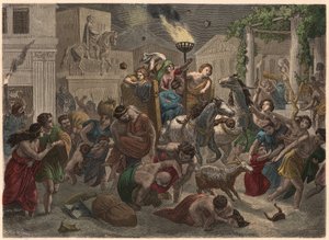Oude Rome: Uitbarsting van de Vesuvius, 79 na Christus
