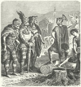 De Romeinse generaal Stilicho onderhandelt met de Goten, c400