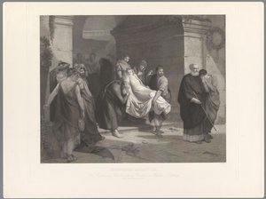Christelijke martelaars worden weggedragen