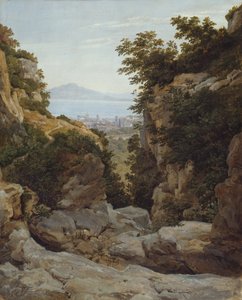 Italiaans landschap door Heinrich Reinhold