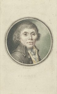 Portret van Karl Philipp Moritz 1756-1793, 1795 door Heinrich Sintzenich