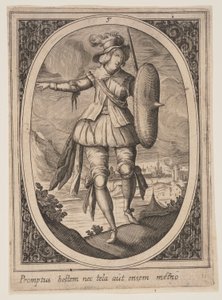 Plaat 5 uit Militaire figuren door Heinrich Ulrich