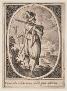 Plaat 9 uit Militaire figuren door Heinrich Ulrich