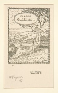 Boekplaten door Heinrich Vogeler