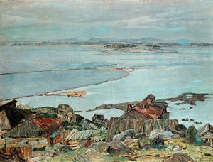 Kandalaksha door Heinrich Vogeler