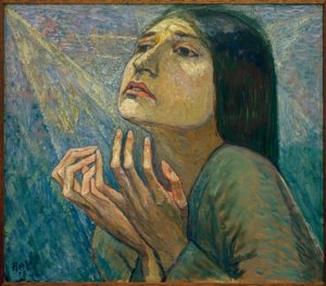 Portret van de danseres Charlotte Bara