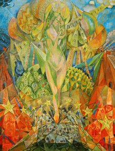 De Geboorte van de Nieuwe Mens, 1923 door Heinrich Vogeler