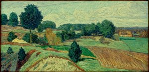 Worpsweder landschap door Heinrich Vogeler