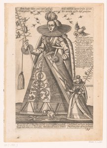 Lijmstokloopster door Heinrich Wirich
