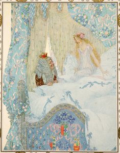 De Prinses op de Erwt uit Verhalen van Hans Christian Andersen, uitgegeven 1911 door Heinrich and Urban Lefler