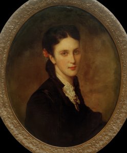 Portret van Karoline von Liebieg, 1868