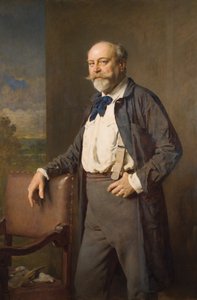 De beeldhouwer Rudolf Weyr door Heinrich von Angeli