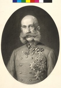 Keizer van Oostenrijk Franz Joseph I door Heinrich von Angeli