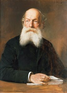 Portret van Friedrich August Kekulé von Stradonitz, 1829-1896, 1890 door Heinrich von Angeli