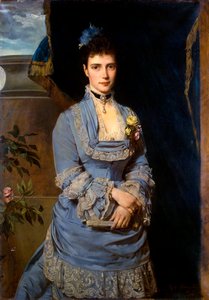 Portret van Groothertogin Maria Fjodorovna, Prinses Dagmar van Denemarken door Heinrich von Angeli
