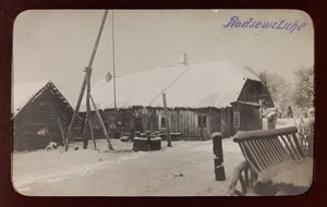Eerste Wereldoorlog: Oekraïne in de jaren 1914-1916 tijdens de invasie van het Duitse leger. Uitzicht met sneeuw door Heldenfriedhof Dsessentniki (attr. to)