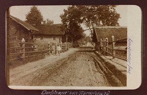 Eerste Wereldoorlog: Oekraïne in de jaren 1914-1916 tijdens de invasie van het Duitse leger. Landweg door Heldenfriedhof Dsessentniki (attr. to)