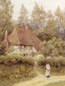 Een Cottage bij Haslemere door Helen Allingham