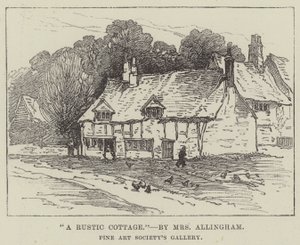 Een Rustiek Huisje door Helen Allingham