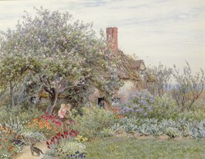 Bij Hambledon door Helen Allingham