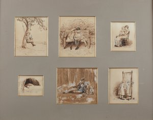 Rijmpjes voor de jonge kinderen door Helen Allingham