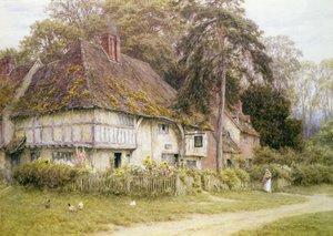 Six Bells, Hollingbourne, Kent door Helen Allingham
