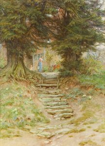 Lente in Crocken Hill, Kent door Helen Allingham