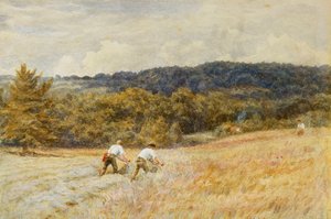 De Maaier door Helen Allingham