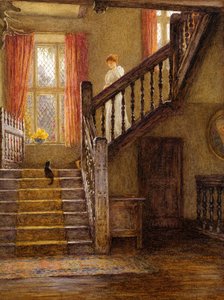 De trap, Whittington Court, Gloucestershire