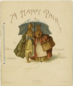 Illustratie bij A Happy Pair door Frederick Weatherly