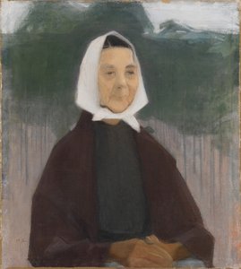 Oma, 1907 door Helene Schjerfbeck