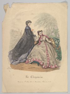 Twee Vrouwen Buiten, nr. 720, uit La Elegancia Barcelona
