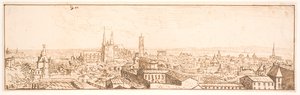 Bordeaux, gezien vanuit het zuidwesten door Hem