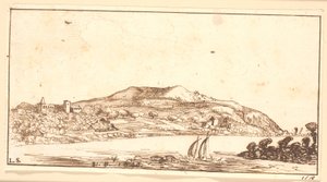De oever van de Garonne, nabij Bordeaux door Hem
