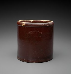 Pot, ca. 1890-1894 door Henderson Pottery Works Henderson Pottery Works