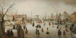 Schaatsen in een stad