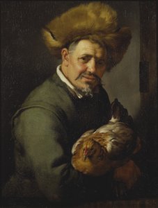 Oude Man met een Hen