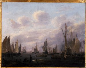 Haveningang door Hendrick Dubbels