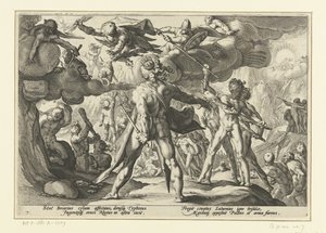 Aanval van de Giganten op de godenwereld Ovidius