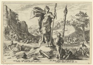 Bronzen Eeuw door Hendrick Goltzius (workshop of)