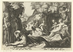 Diana ontdekt de zwangerschap van Callisto (Ovidius