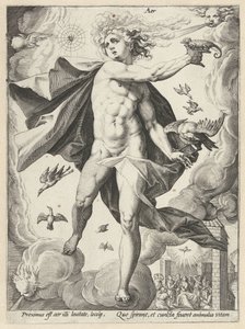 Lucht door Hendrick Goltzius (workshop of)
