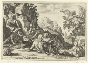 Peneus door andere riviergoden bezocht Ovidius
