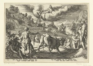 Zilveren Eeuw door Hendrick Goltzius (workshop of)