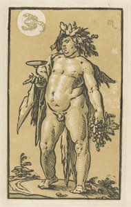 Bacchus door Hendrick Goltzius