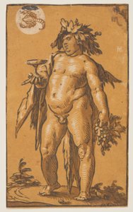 Bacchus door Hendrick Goltzius