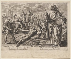 Christus door Hendrick Goltzius
