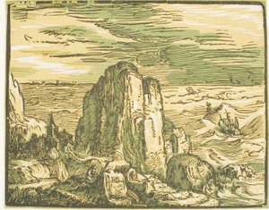 Klip aan een kust, uit Vier kleine landschappen