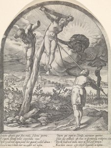 De Mens moet zijn begeerten doden door Hendrick Goltzius